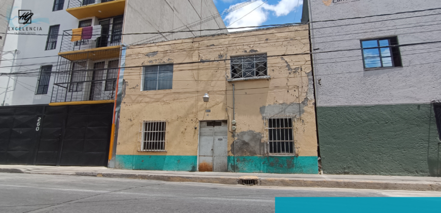 Terreno en venta, Zinc 262, Colonia Valle Gómez, Alcaldía Venustiano Carranza, Ciudad de México.